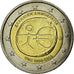 Grecia, 2 Euro, 10 years euro, 2009, EBC, Bimetálico, KM:227