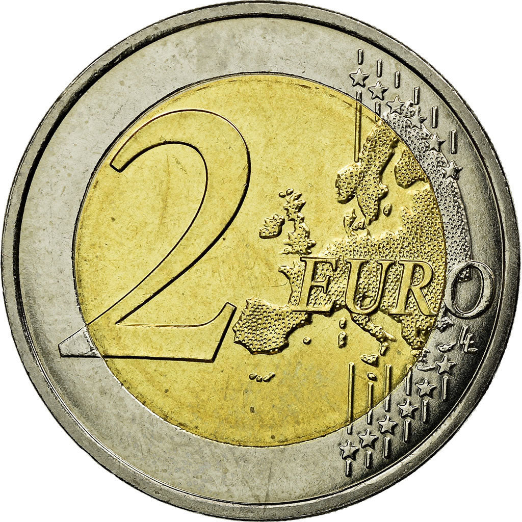 Frankrijk, 2 Euro, EMU 10th Anniversary, 2009, PR, Bi-Metallic, Gadoury:11
