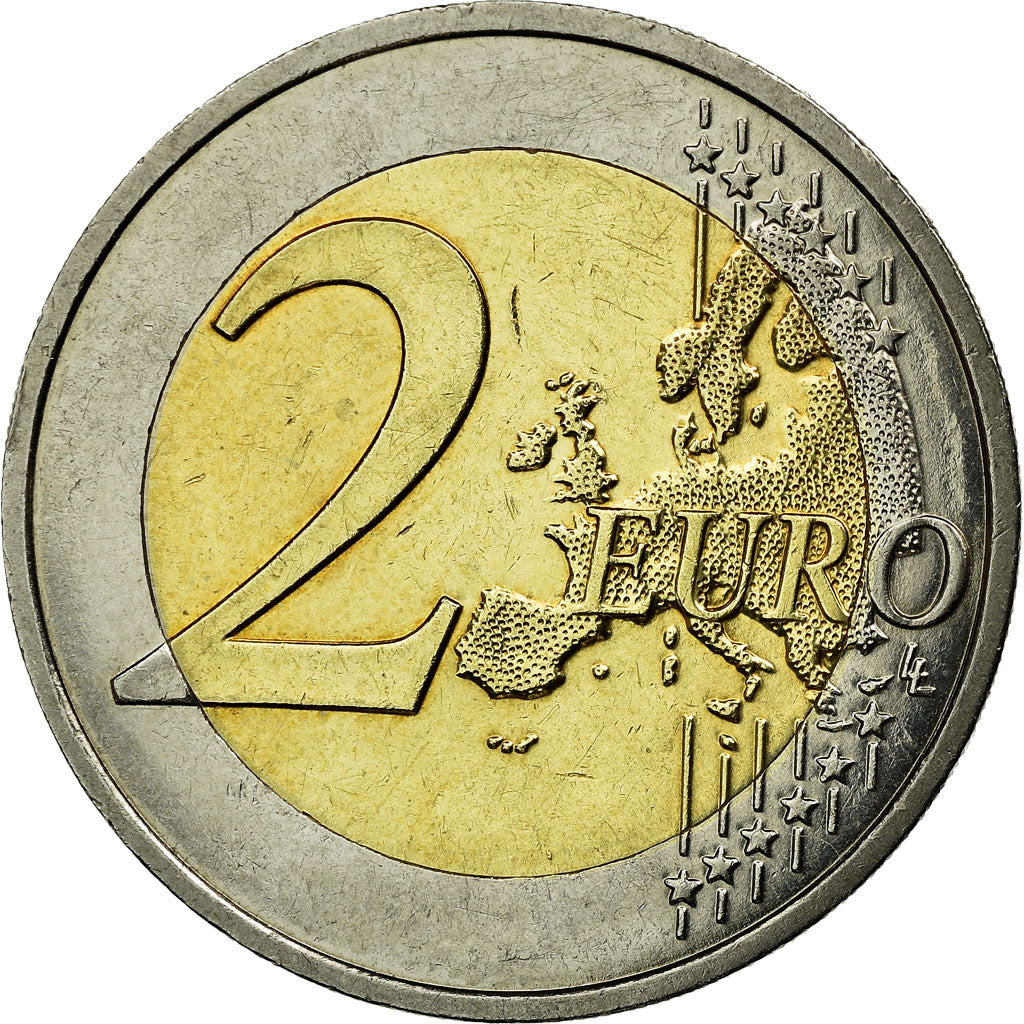 France, 2 Euro, 30 ans du drapeau de l union europeenne, 2015, AU(55-58)