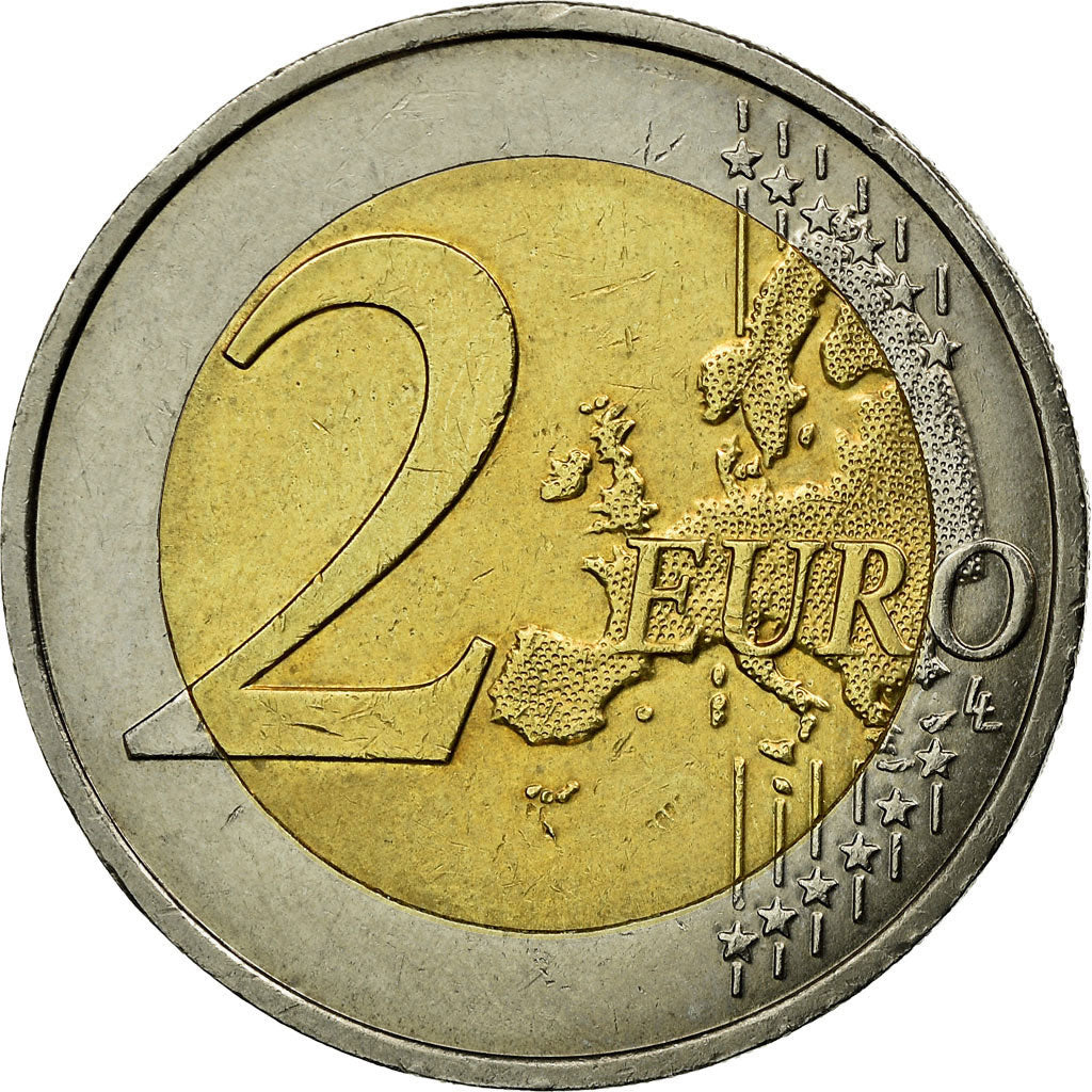 France, 2 Euro, 30 ans du drapeau de l union europeenne, 2015, EF(40-45)