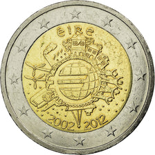 IRELAND REPUBLIC, 2 Euro, Euro Coinage, 10th Anniversary, 2012, EF(40-45)