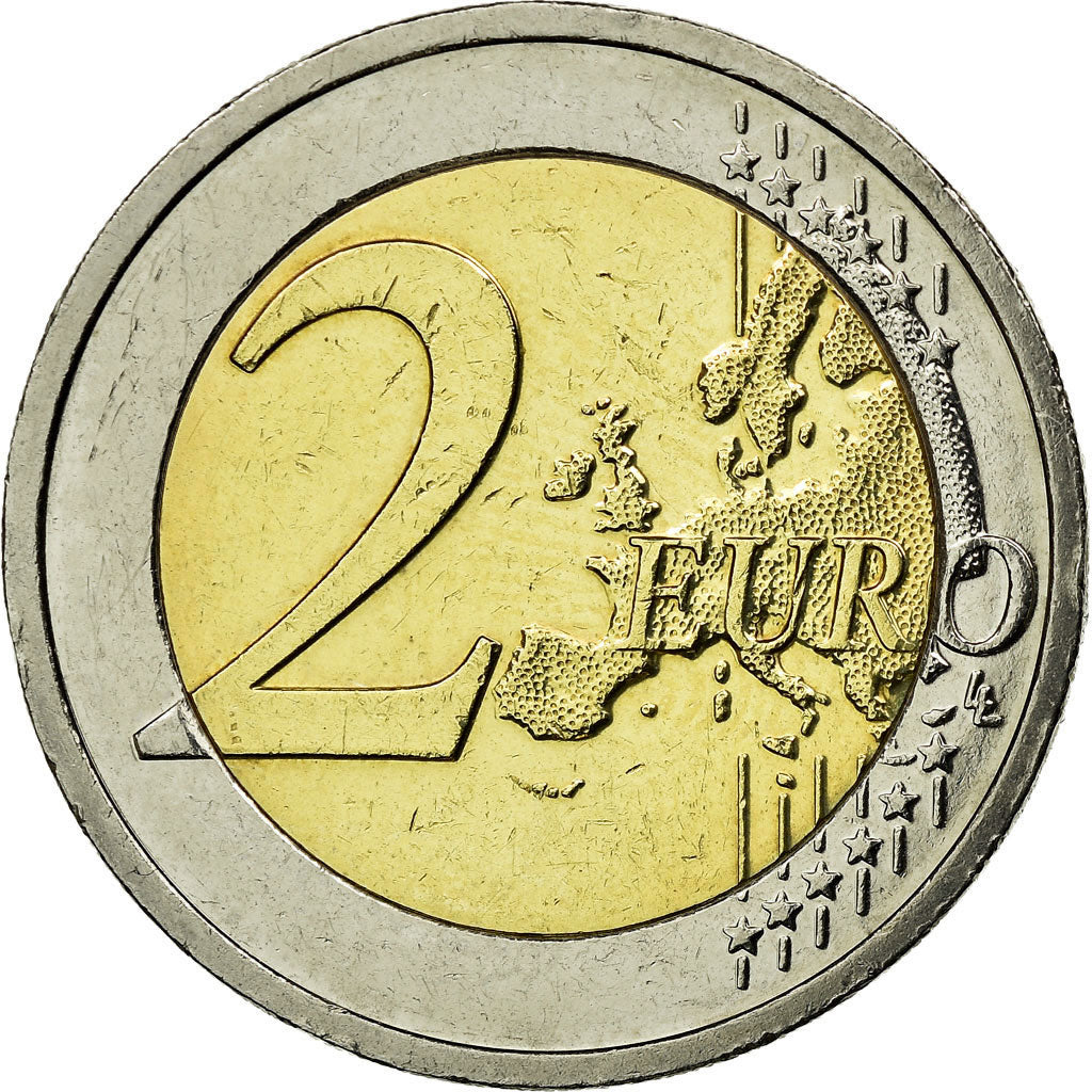 IRELAND REPUBLIC, 2 Euro, Euro Coinage, 10th Anniversary, 2012, EF(40-45)