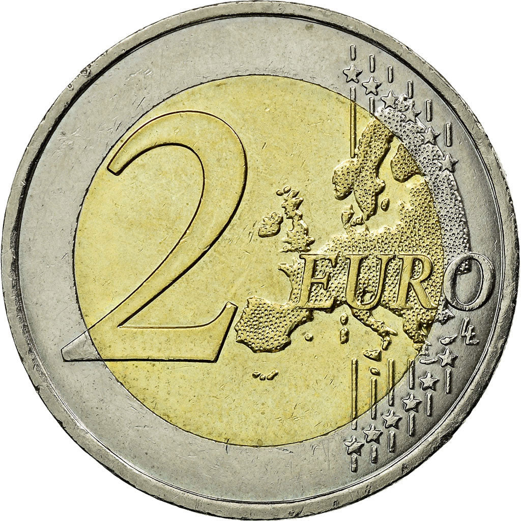 France, 2 Euro, 70th Anniversary, June 18th Appeal, 2010, TTB, Bi-Metallic