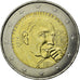France, 2 Euro, Francois Mitterand 1916  2016, 2016, AU(55-58), Bi-Metallic