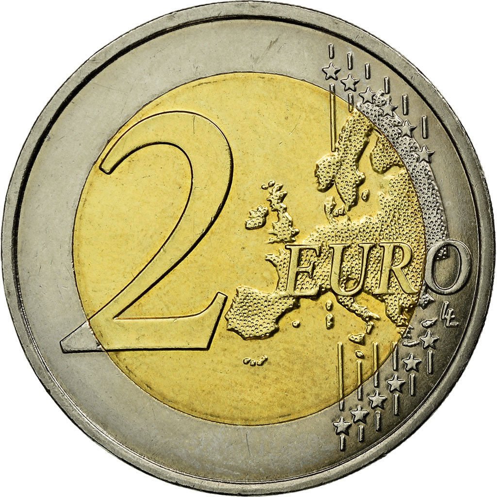 France, 2 Euro, UEFA Euro 2016, 2016, SUP, Bi-Metallic, Gadoury:23, KM:New
