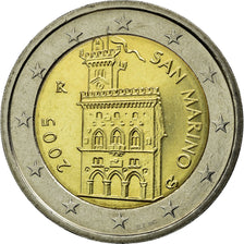 San Marino, 2 Euro, 2005, AU(55-58), Bi-Metallic, KM:447