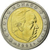 Monaco, 2 Euro, Rainier III, 2001, TTB, Bi-Metallic, Gadoury:8., KM:174