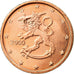 Finland, 2 Euro Cent, 2000, AU(55-58), Copper Plated Steel, KM:99