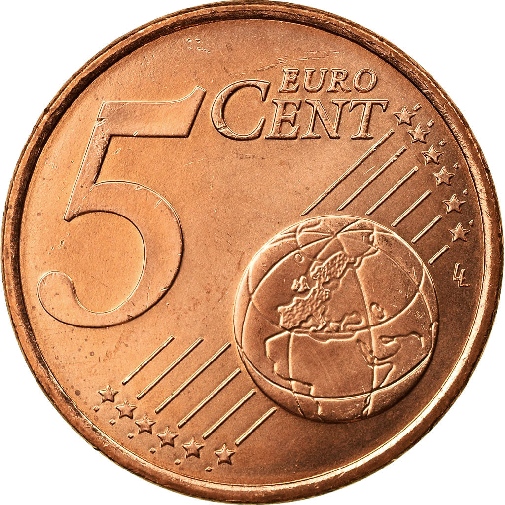 France, 5 Euro Cent, 2003, SPL, Copper Plated Steel, Gadoury:3, KM:1284