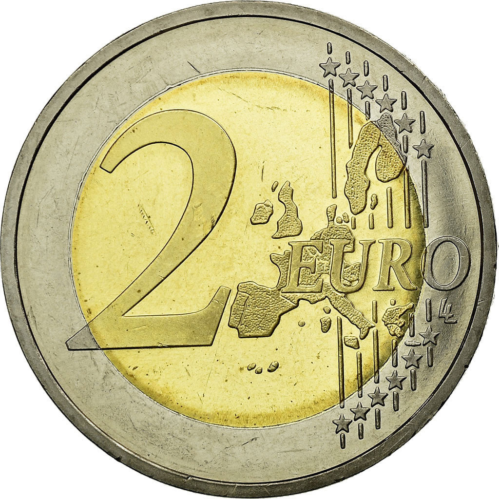 GERMANY - FEDERAL REPUBLIC, 2 Euro, 2003, AU(55-58), Bi-Metallic, KM:214