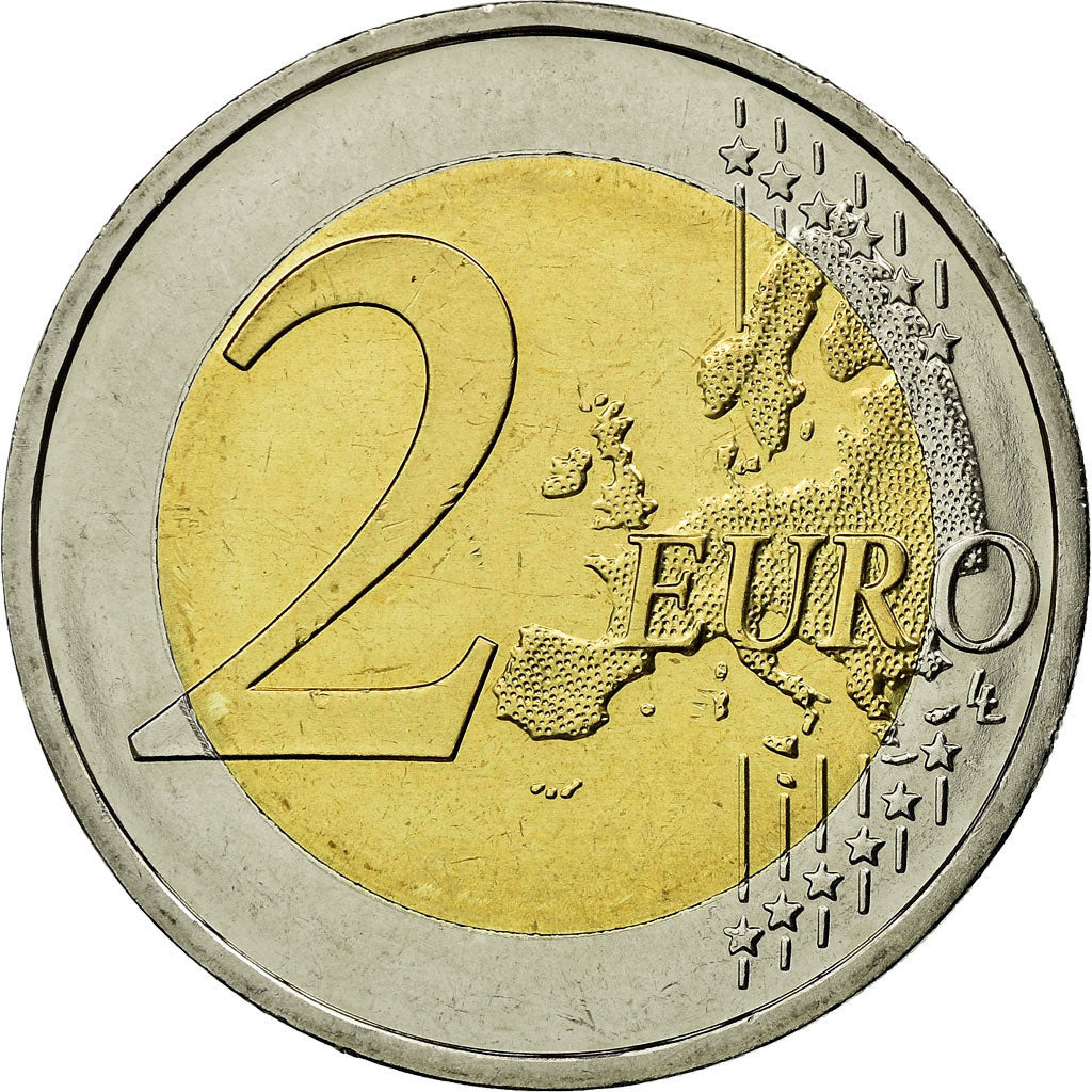 Federale Duitse Republiek, 2 Euro, 2008, ZF, Bi-Metallic, KM:261