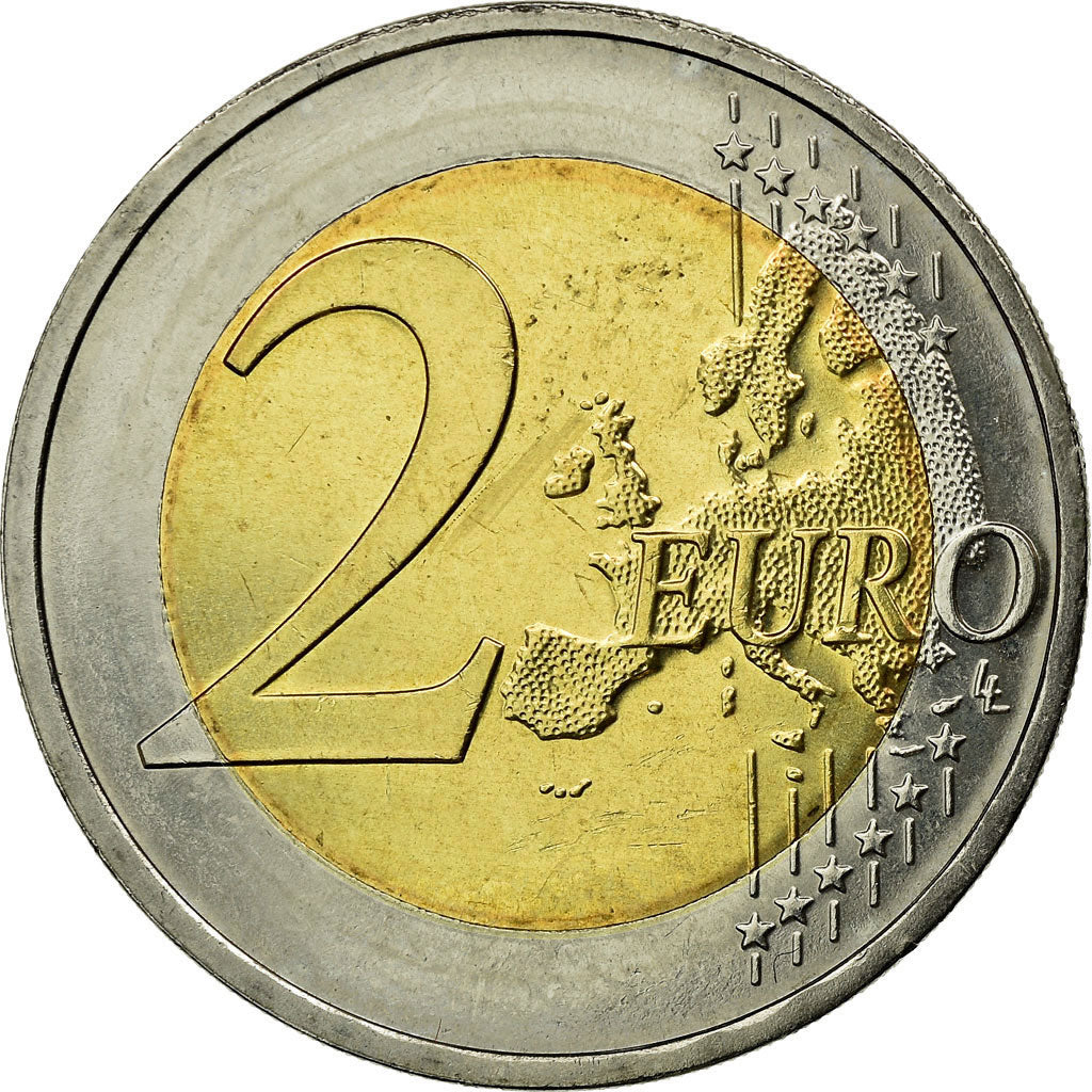 GERMANY - FEDERAL REPUBLIC, 2 Euro, 2008, EF(40-45), Bi-Metallic, KM:261