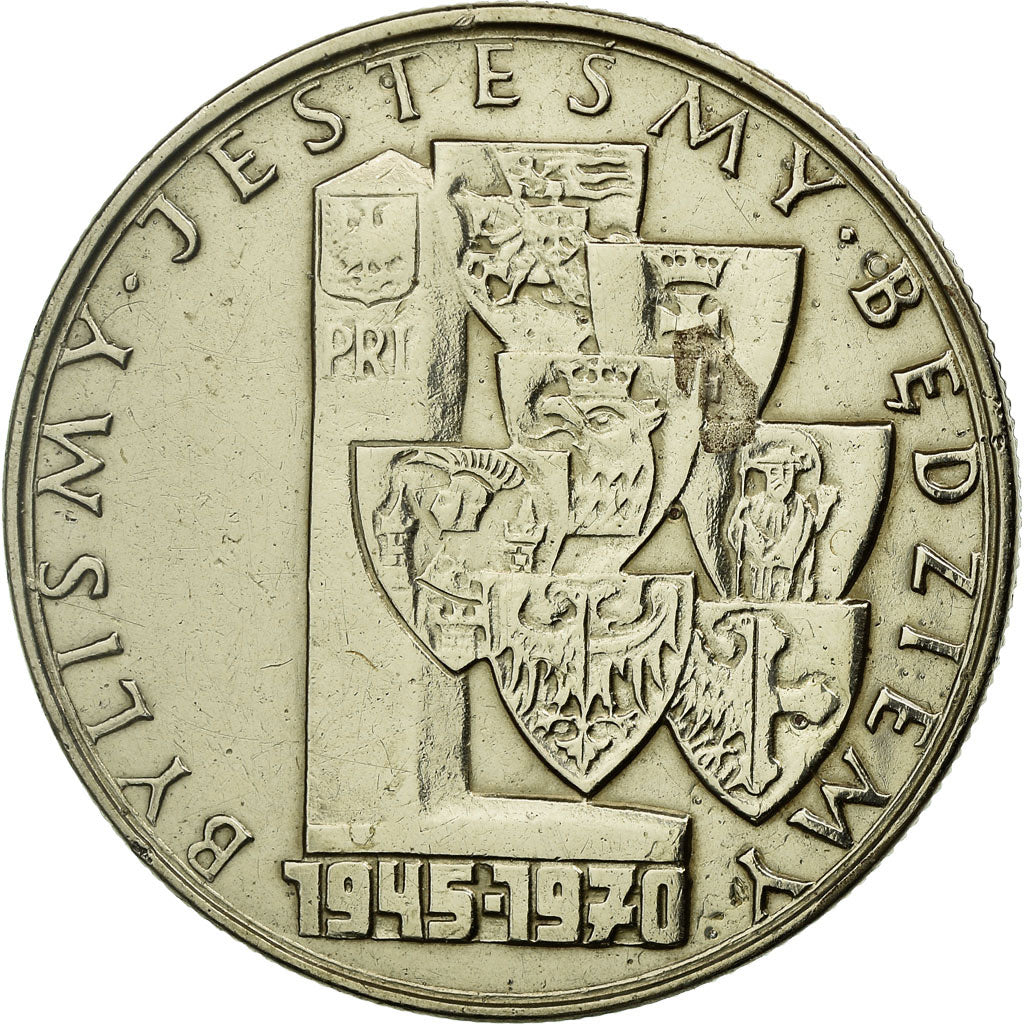 Coin, Poland, 25th Anniversary - Provincial Annexations, 10 Zlotych, 1970