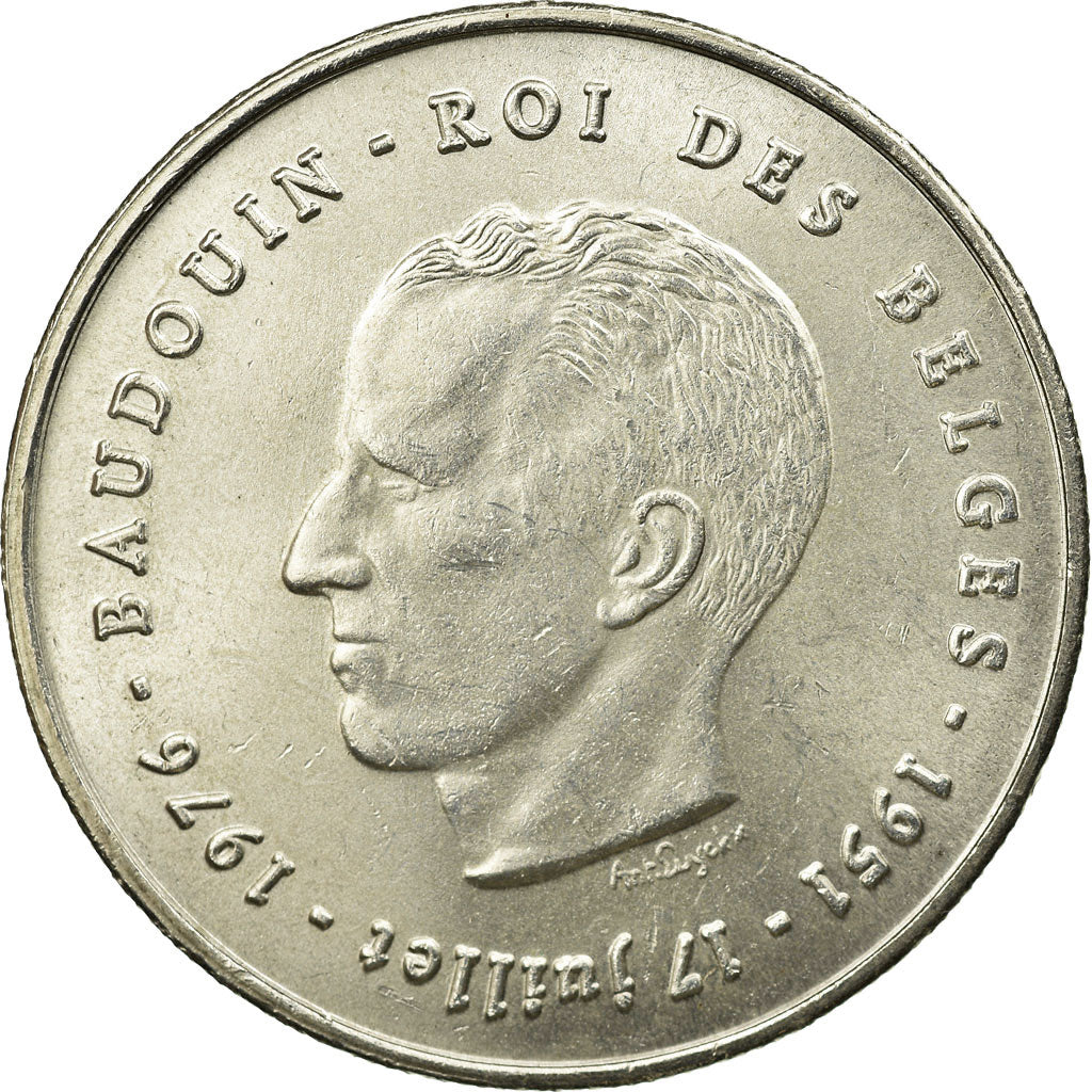 Münze, Belgien, 250 Francs, 250 Frank, 1976, Brussels, SS, Silber, KM:157.1