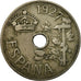 Moneta, Spagna, Alfonso XIII, 25 Centimos, 1927, Madrid, MB, Rame-nichel, KM:742