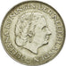 Coin, Netherlands, Juliana, 2-1/2 Gulden, 1966, AU(50-53), Silver, KM:185