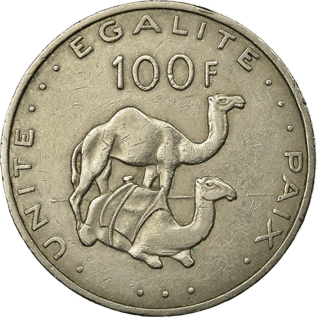 Coin, Djibouti, 100 Francs, 2007, Paris, EF(40-45), Copper-nickel, KM:26