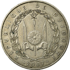 Coin, Djibouti, 100 Francs, 2007, Paris, EF(40-45), Copper-nickel, KM:26