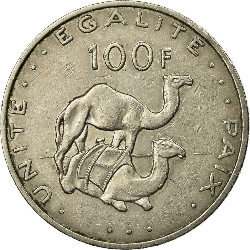 Coin, Djibouti, 100 Francs, 2007, Paris, EF(40-45), Copper-nickel, KM:26