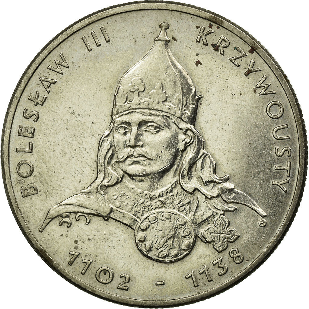 Coin, Poland, King Boleslaw III Krzywousty, 50 Zlotych, 1982, Warsaw, EF(40-45)