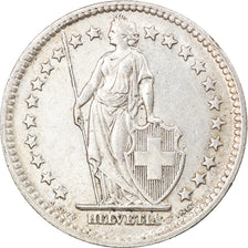 Coin, Switzerland, 2 Francs, 1946, Bern, AU(50-53), Silver, KM:21