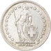 Coin, Switzerland, 2 Francs, 1946, Bern, AU(50-53), Silver, KM:21