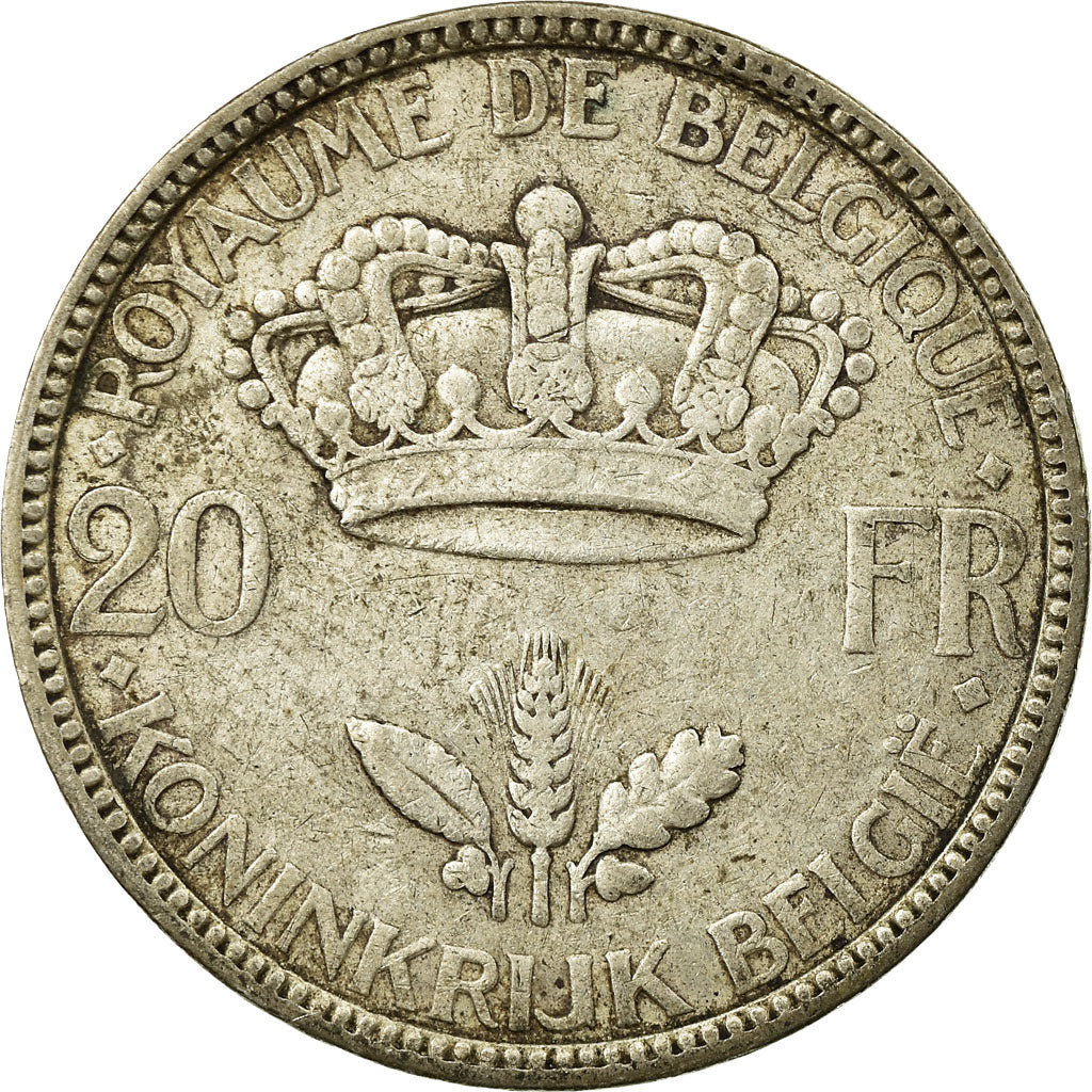 Monnaie, Belgique, 20 Francs, 20 Frank, 1935, TB+, Argent, KM:105