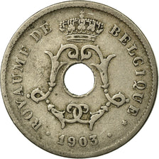 Coin, Belgium, 10 Centimes, 1903, EF(40-45), Copper-nickel, KM:48
