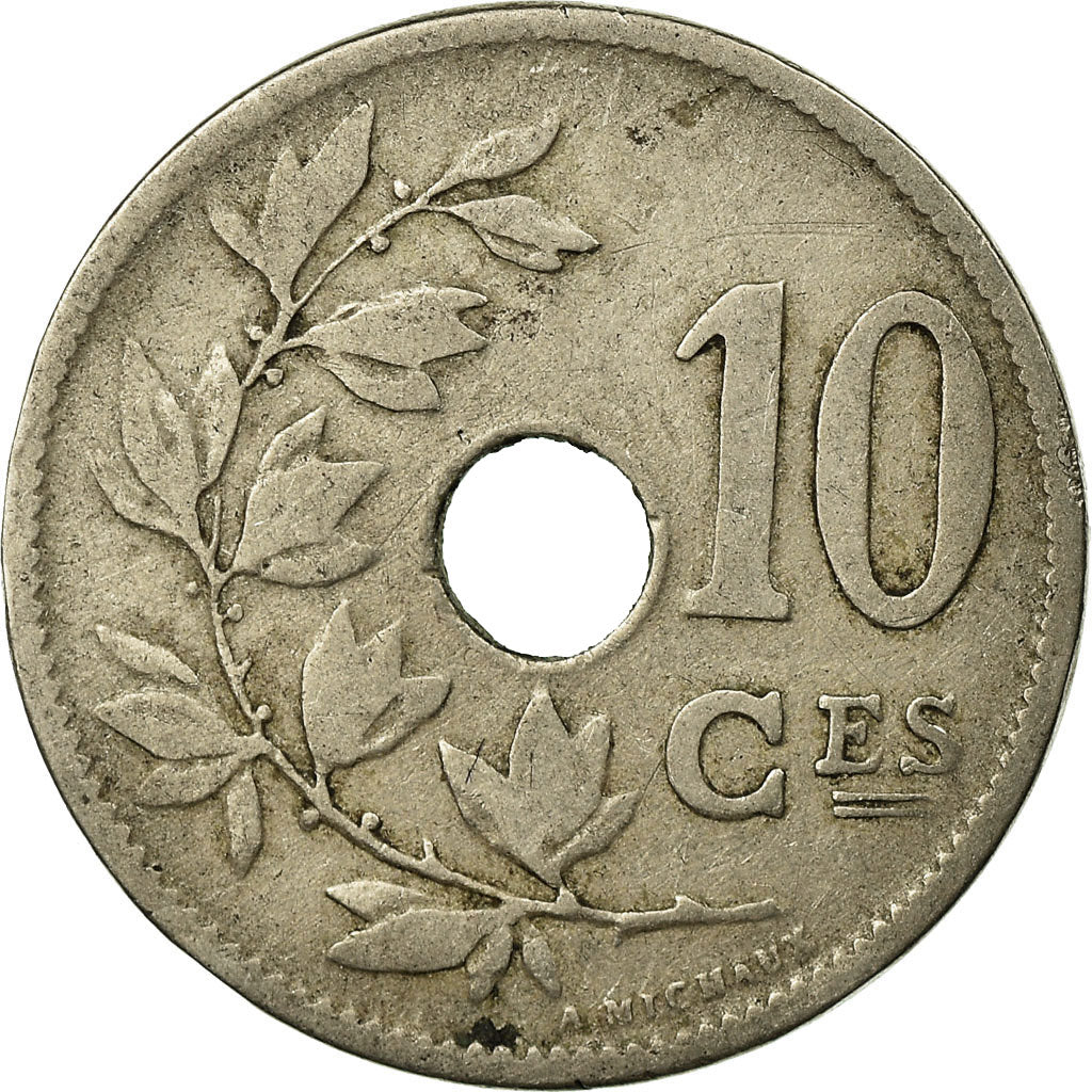 Coin, Belgium, 10 Centimes, 1903, EF(40-45), Copper-nickel, KM:48