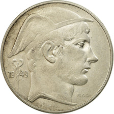 Coin, Belgium, 20 Francs, 20 Frank, 1949, EF(40-45), Silver, KM:140.1