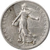FRANCE, Semeuse, Franc, 1917, Paris, KM #844.1, AU(50-53), Silver, 23, Gadoury..