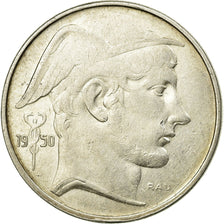 Coin, Belgium, 20 Francs, 20 Frank, 1950, EF(40-45), Silver, KM:140.1