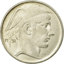 Moneta, Belgia, 20 Francs, 20 Frank, 1951, EF(40-45), Srebro, KM:141.1