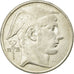Coin, Belgium, 20 Francs, 20 Frank, 1953, EF(40-45), Silver, KM:141.1