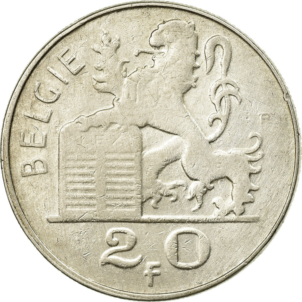Monnaie, Belgique, 20 Francs, 20 Frank, 1953, TTB, Argent, KM:141.1
