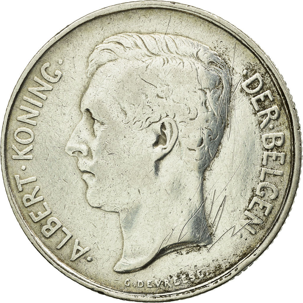 Münze, Belgien, 2 Francs, 2 Frank, 1911, S+, Silber, KM:75