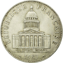 Coin, France, Panthéon, 100 Francs, 1983, Paris, AU(55-58), Silver, KM:951.1