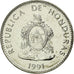 Coin, Honduras, 50 Centavos, 1991, AU(55-58), Nickel plated steel, KM:84a.2