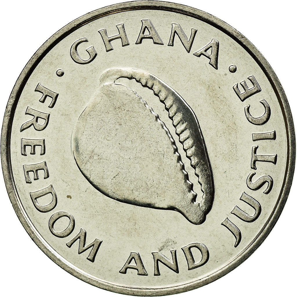Coin, Ghana, 20 Cedis, 1995, MS(63), Nickel Clad Steel, KM:30