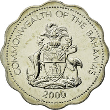 Coin, Bahamas, Elizabeth II, 10 Cents, 2000, Franklin Mint, MS(63)