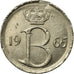 Münze, Belgien, 25 Centimes, 1966, Brussels, S, Copper-nickel, KM:153.1