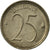 Moneta, Belgio, 25 Centimes, 1974, Brussels, BB, Rame-nichel, KM:153.1