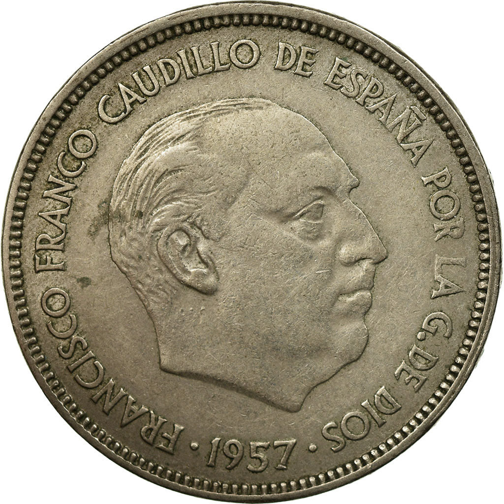 Münze, Spanien, Caudillo and regent, 25 Pesetas, 1965, S+, Copper-nickel