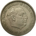 Monnaie, Espagne, Caudillo and regent, 25 Pesetas, 1965, TB+, Copper-nickel