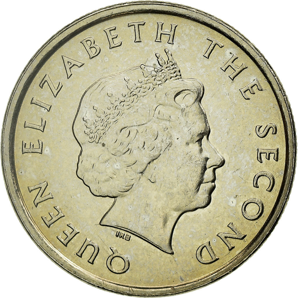 Coin, East Caribbean States, Elizabeth II, 10 Cents, 2007, British Royal Mint