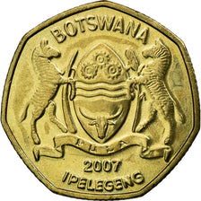 Coin, Botswana, Pula, 2007, British Royal Mint, AU(55-58), Nickel-brass, KM:24