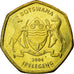 Coin, Botswana, 2 Pula, 2004, British Royal Mint, AU(55-58), Brass plated steel