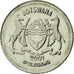 Coin, Botswana, 50 Thebe, 2001, British Royal Mint, AU(55-58), Nickel plated