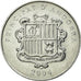 Coin, Andorra, Altar at Santa Coloma, Centim, 2004, Kremnica, AU(55-58)