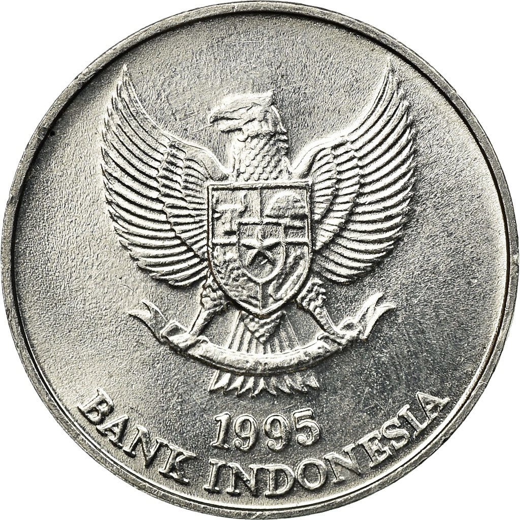 Coin, Indonesia, 25 Rupiah, 1995, AU(55-58), Aluminum, KM:55